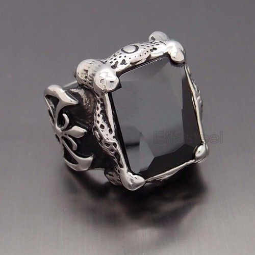 Anello uomo enorme argento - uomo,