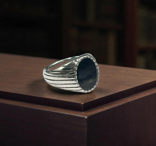 Anello uomo acciaio inox - uomo,