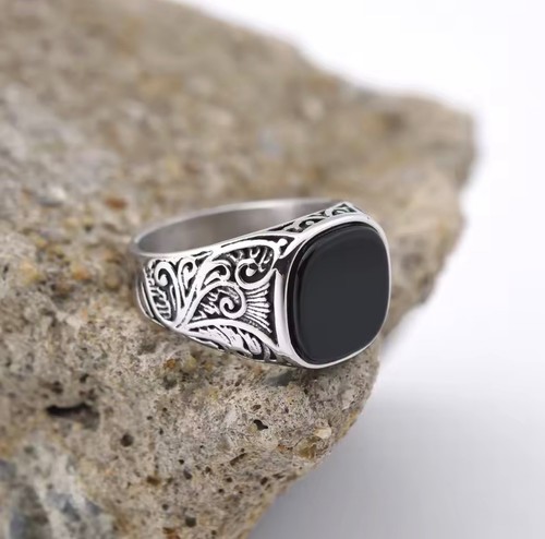 Anello uomo acciaio - uomo,