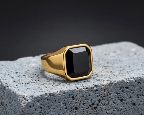 Anello uomo ottone - anello,