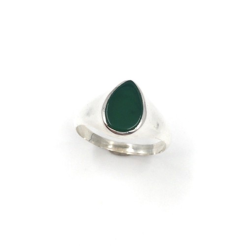 Anello argento 925 onice - anello,