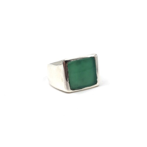 Anello argento 925 onice - anello,