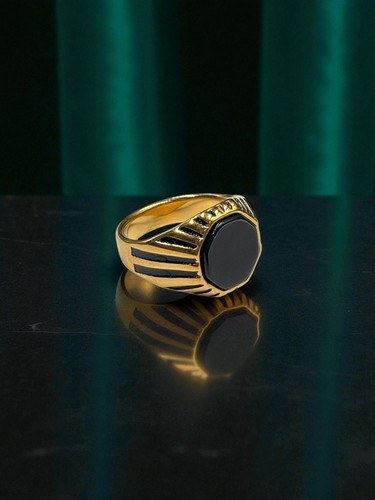 Anello uomo acciaio inox - acciaio,