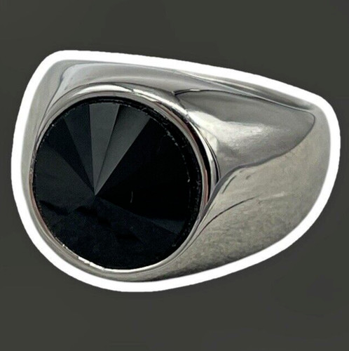Anello pietra nera - anello,