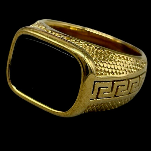 Anello uomo color oro pietra - uomo,