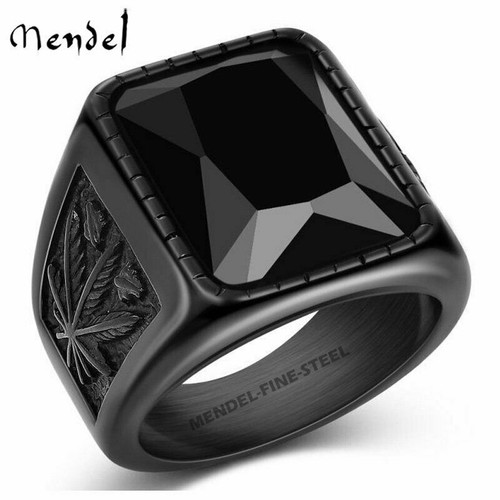Mendel anello uomo nero - uomo,