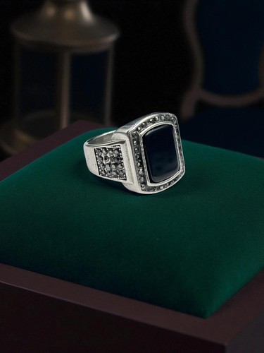 Anello uomo acciaio - ,