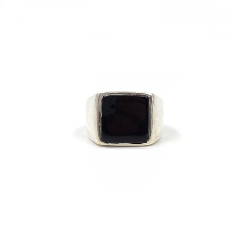 Anello argento 925 - in, onice