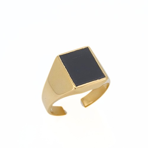 Anello uomo onice - uomo, giallo