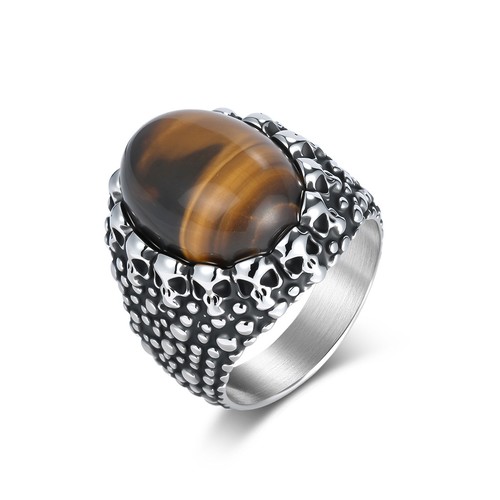 Anello punk uomo - occhio, di