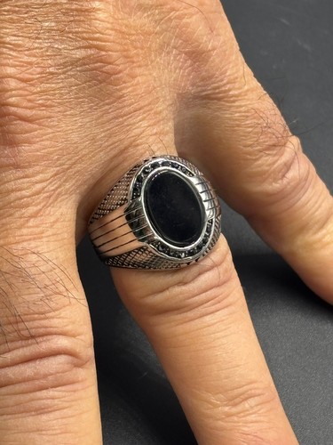 Anello per uomo acciaio - acciaio, inox