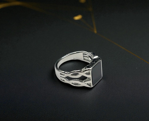Anello uomo acciaio - uomo, e