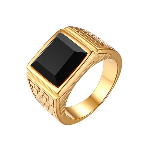 Anello uomo acciaio inox - acciaio,