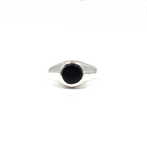 Anello argento 925 onice - anello,