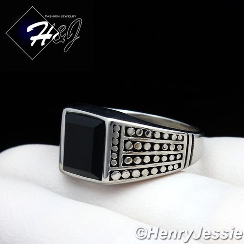 Anello uomo acciaio inox nero - anello,
